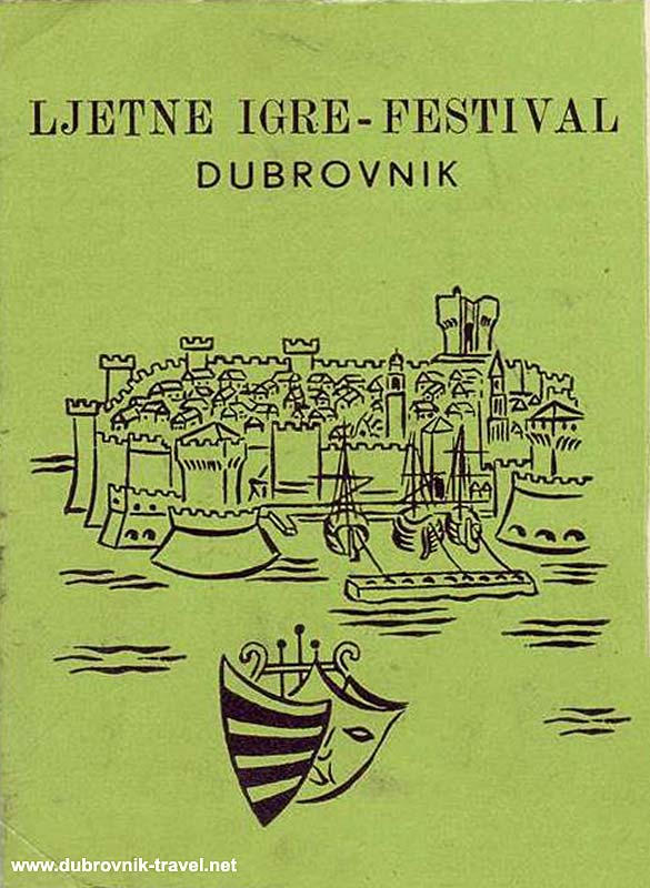 Dubrovnik festival Poster from 1957