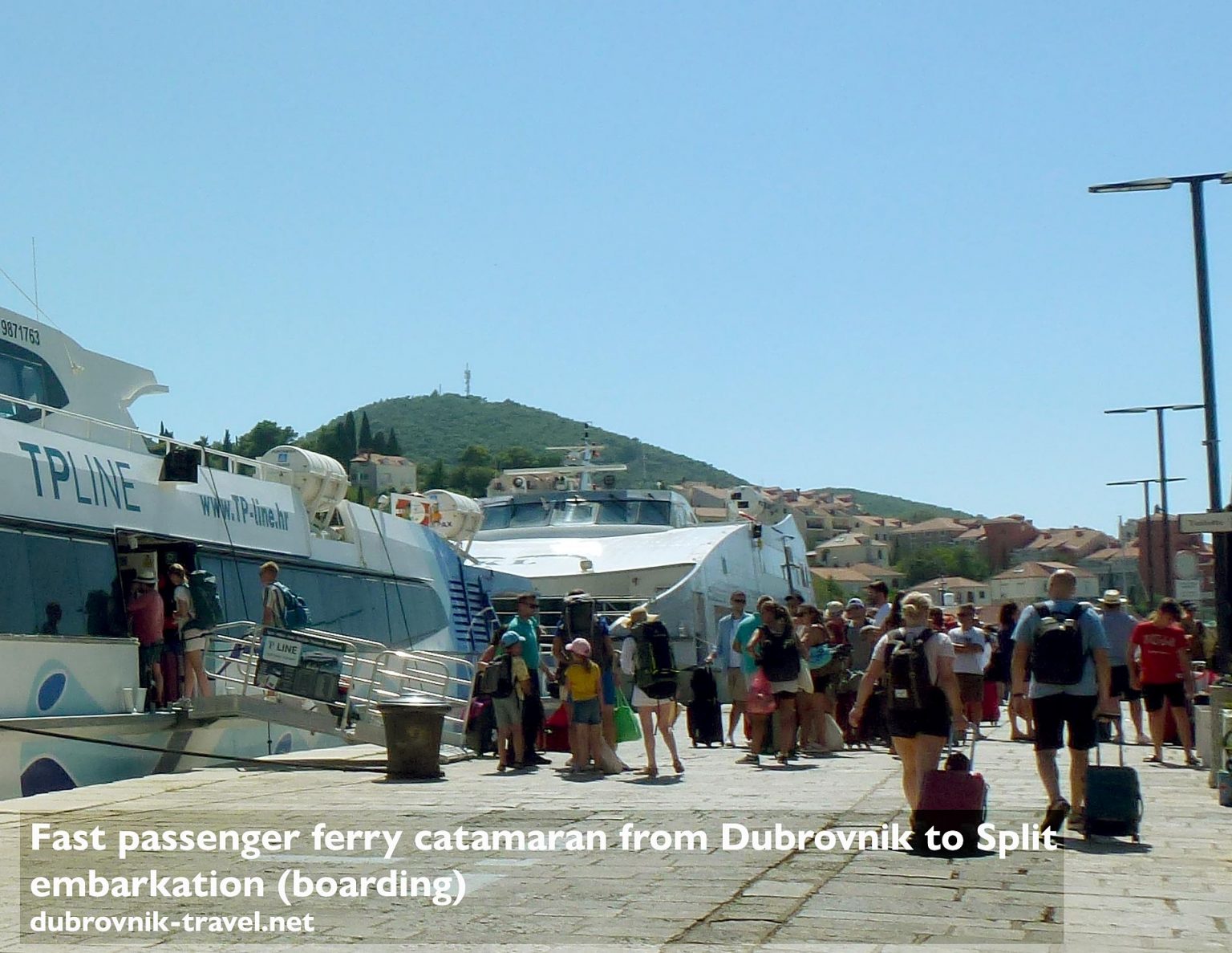 catamaran ferry dubrovnik to split